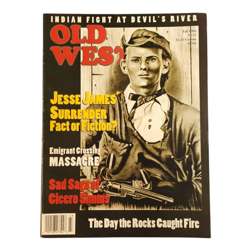 Old West Magazine Lot Of 3 Summer Fall Winter 1994 Editions Western